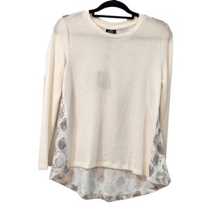 Bobeau Amie Brushed Pullover Knit Sweater